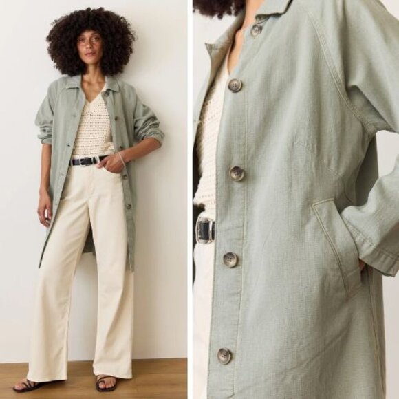Marine Layer Jackets & Blazers - Marine Layer Shadow Kaisa Longline Coat Size Medium 23598